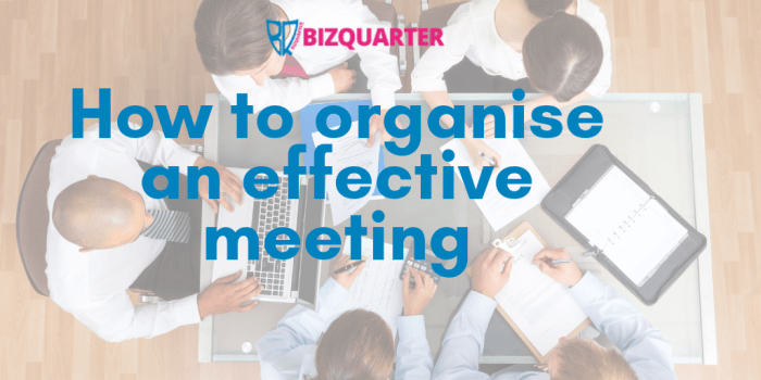 Meetings effizient gestalten